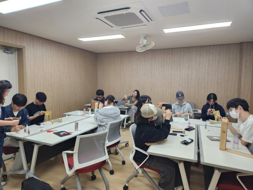 <감성을담은가죽공예> 5주차 수업사진3