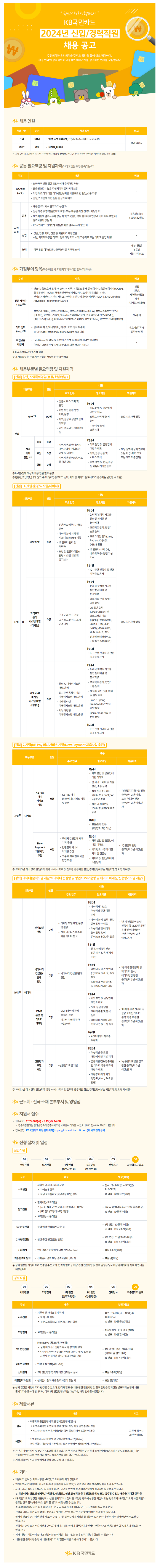 채용 공고