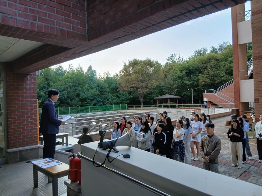 창조관 소방훈련