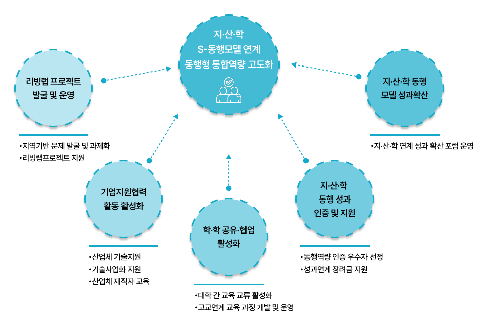 지·산·학 S-동행모델 연계 동행형 통합역량 고도화